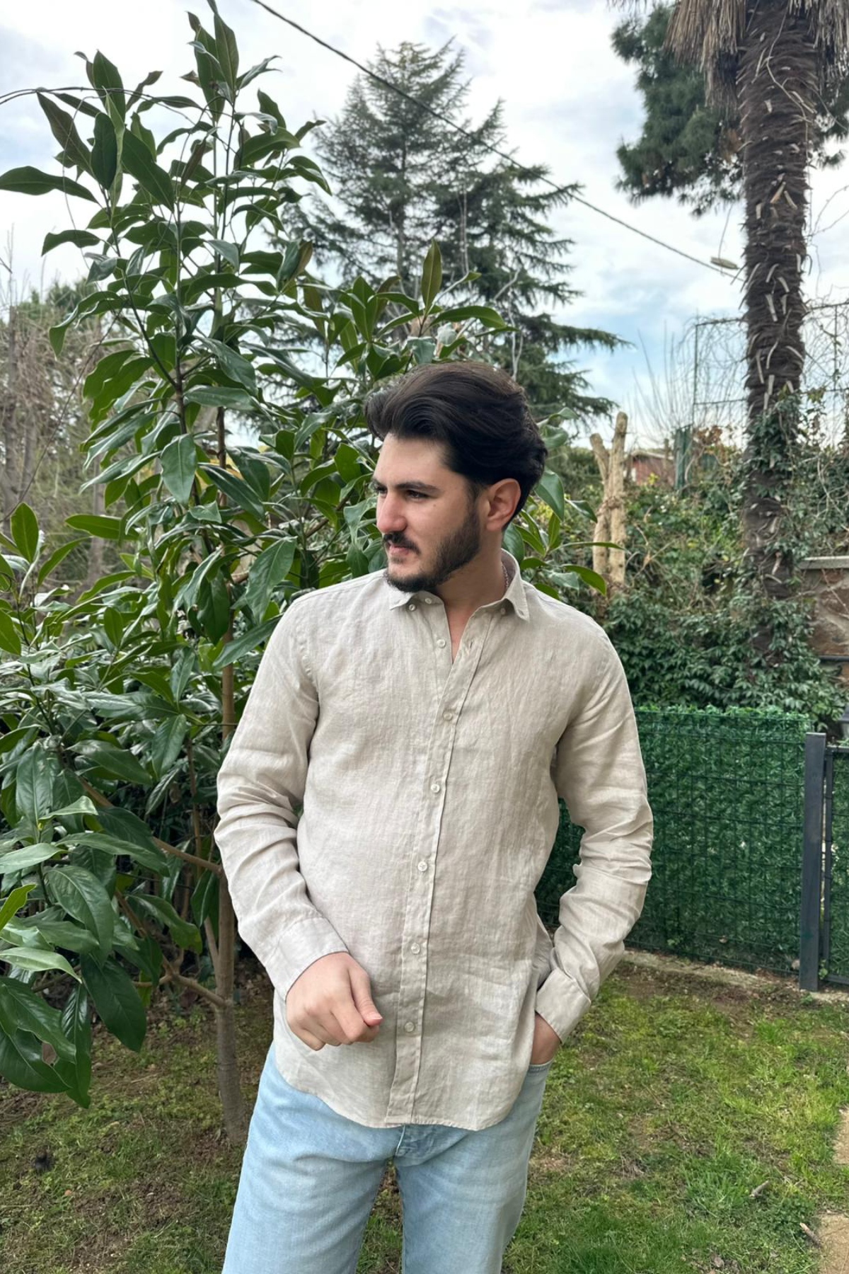 Keten Taş Gömlek